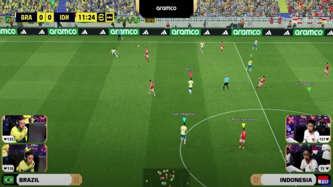 Link Nonton Timnas Indonesia vs Brazil: Siaran Ulang FIFAe World Cup 2024