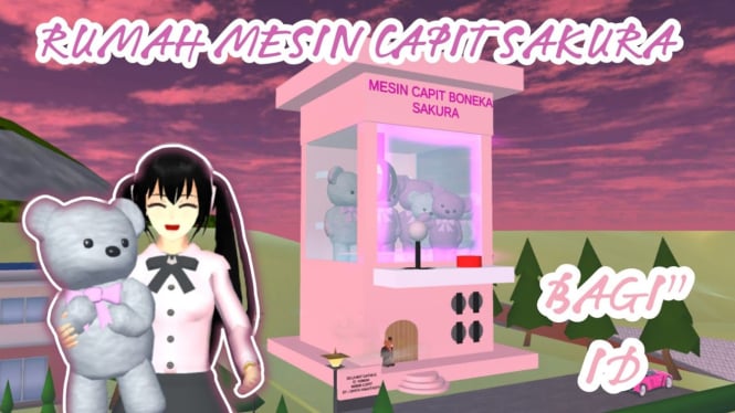 Cara Bermain Capit Boneka di Sakura School Simulator