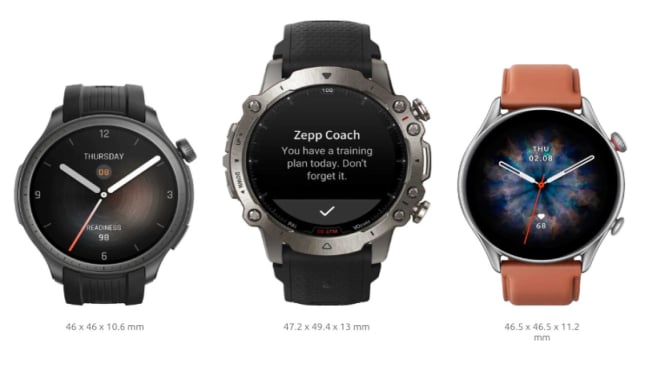 Membedah Amazfit Balance, Falcon, dan GTR 4 New