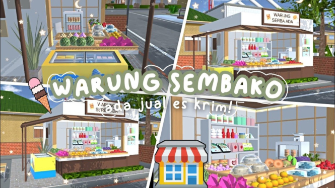 PANDUAN Cara Belanja ke Kedai Sembako di Sakura School Simulator