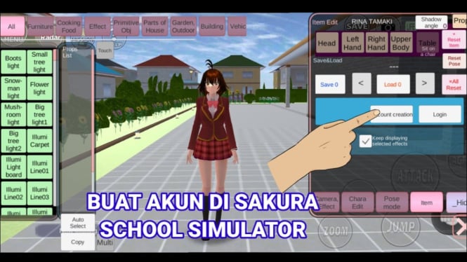 Cara Mudah dan Cepat Membuat Akun di Sakura School Simulator 2025, Anti Ribet!