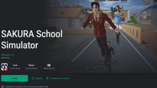 Cara Paling Mudah Download dan Main Sakura School Simulator di PC!