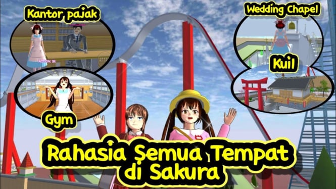 3 Spot Paling Tersembunyi di Sakura School Simulator