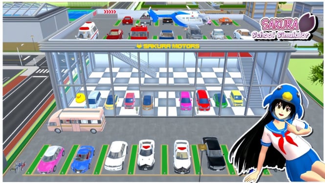 Kumpulan Lengkap ID Showroom Mobil Terbaru di Sakura School Simulator