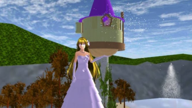 Pose di Menara Rapunzel Sakura School Simulator: Begini Cara Menemukan & Menikmatinya!