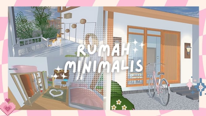 Cara Membuat Rumah Minimalis di Sakura School Simulator