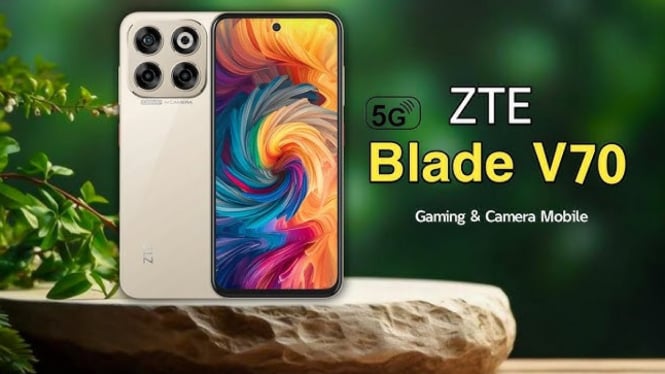 ZTE Blade V70: Ponsel Mid-Range dengan Teknologi AI Canggih dan Desain Premium