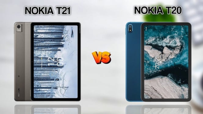 Perbandingan Lengkap Nokia T20 vs Nokia T21