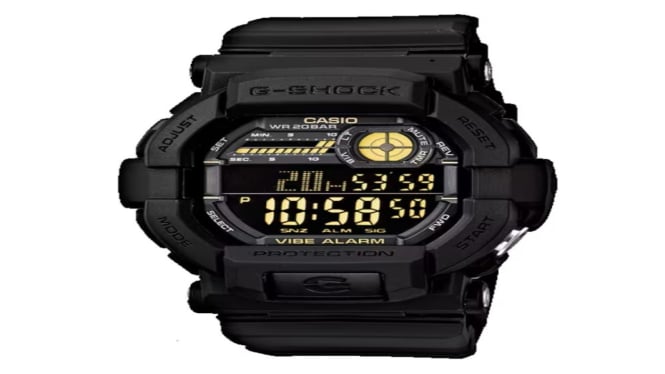 Casio G-Shock GD-350-1B: Desain Klasik dengan Sentuhan Modern