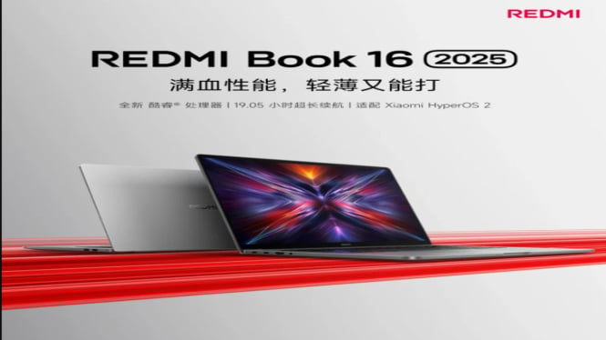 Redmi Book 16 2025: Notebook Ringan dengan Daya Tahan Baterai 19 Jam