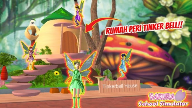 Panduan Lengkap Cara Membangun Rumah Peri di Sakura School Simulator