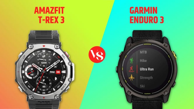 Amazfit T-Rex 3 vs Garmin Enduro 3