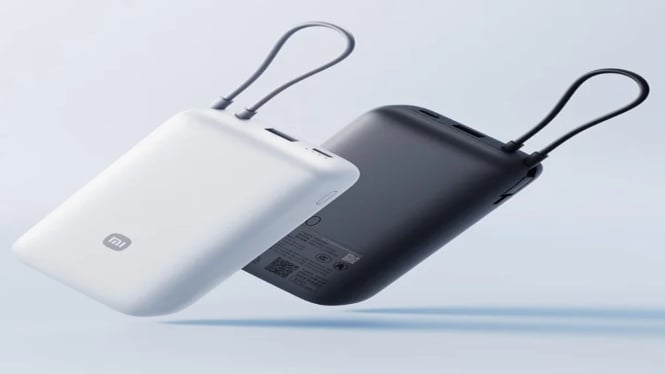 Xiaomi Hadirkan Power Bank 20000mAh dengan Kabel Internal USB-C