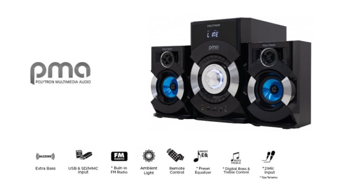 Polytron PMA 9527/B: Speaker Bluetooth Multifungsi dengan Suara Menggelegar!