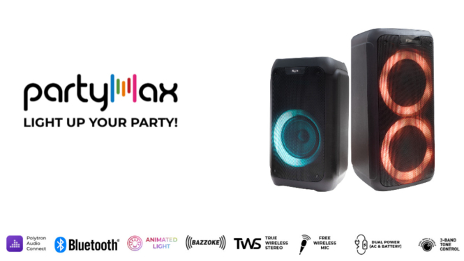 Polytron Partymax PPS 8L22: Speaker Bluetooth Karaoke Multifungsi dengan Bass Ekstra dan Baterai Tahan 14 Jam!