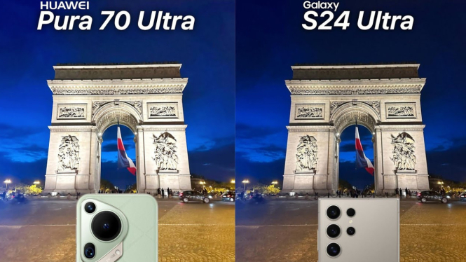 Pertarungan Dua Raksasa: Huawei Pura 70 Ultra vs Samsung Galaxy S24 Ultra, Mana Pilihan Terbaik?