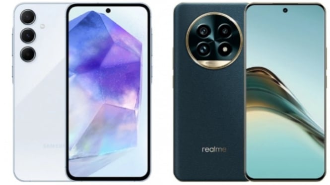 Galaxy A55 5G vs realme 13 Pro+: Duel Sengit HP Rp 6 Jutaan, Mana yang Lebih Unggul?