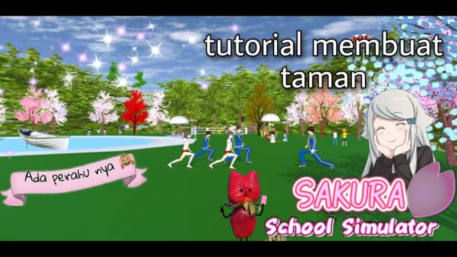 Taman Bermain Seru di Sakura School Simulator