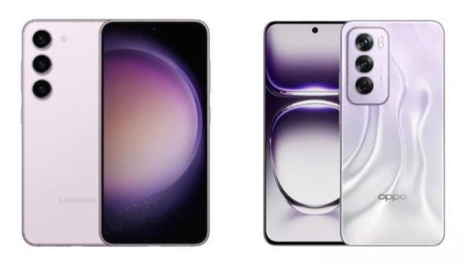 Perbandingan Spesifikasi Samsung Galaxy S23 dan Oppo Reno12 Pro 5G, Siapa Juaranya?