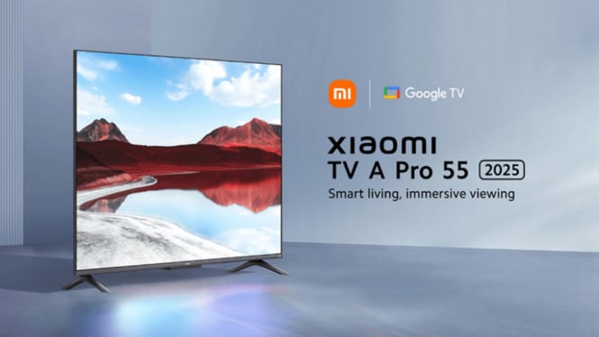 Xiaomi Google TV A Pro 55 inch 2025: Smart TV QLED dengan Teknologi Terkini di Bawah 6 Juta!