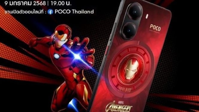 Poco X7 Pro Iron Man Edition: Ponsel Futuristik Bertema Superhero Marvel