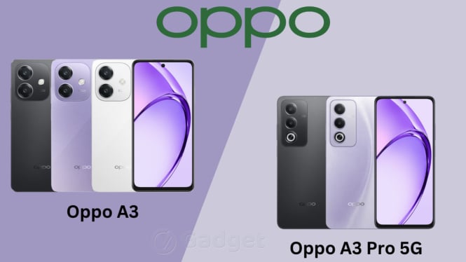 Update Harga dan Spesifikasi Oppo A3, A3 Pro 5G, dan A3x