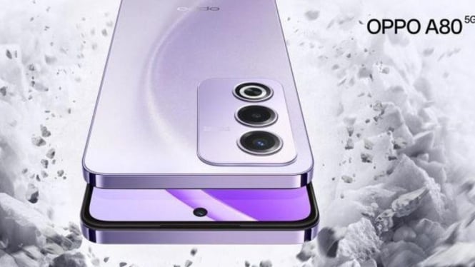 Oppo A80 5G: Ponsel Rp 5 Jutaan dengan Desain Elegan hingga Baterai Jumbo!