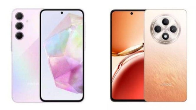 Samsung Galaxy A35 5G vs Oppo Reno12 F 5G: Mana yang Lebih Canggih?