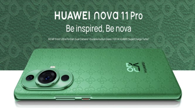 Huawei Nova 11 Pro Smartphone Andal, Harga Terjangkau, Kamera 4K, dan Baterai Tahan Lama