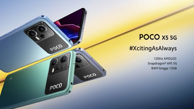 Poco X5 5G Turun Harga jadi 2 Jutaan! Punya Layar AMOLED, RAM 8GB dan Baterai 5000mAh