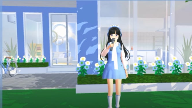 Cara Membuat Rumah Serba Biru di Sakura School Simulator dengan Mudah