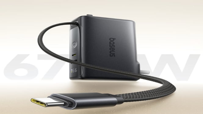 Baseus Nomos NT11: Power Bank dan Charger 2-in-1