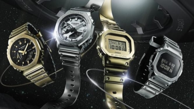 G-Shock Fine Metallic Series: Jam Tangan Emas dan Perak yang Mengguncang Dunia