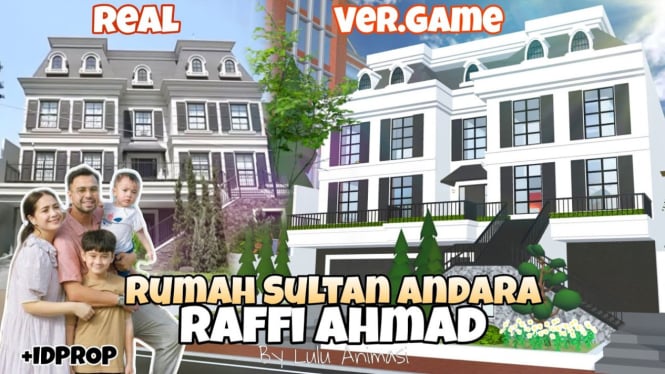 Panduan Mengunjungi Rumah Rafi Ahmad yang Besar dan Mewah di Sakura School Simulator