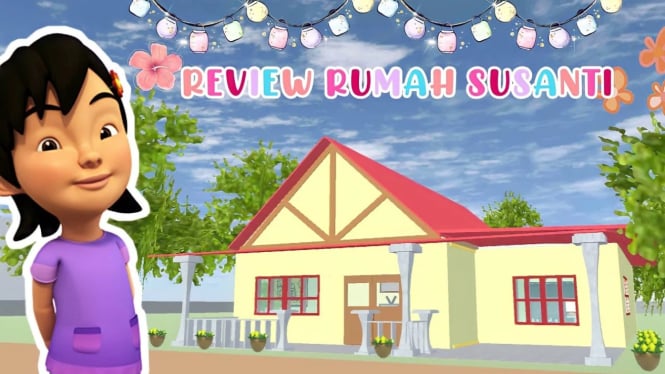 Cara Mudah Main ke Rumah Baru Susanti Teman Upin-Ipin di Sakura School Simulator!