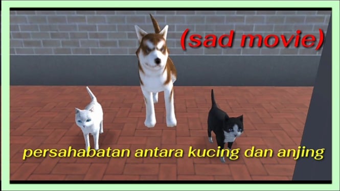 Memelihara Anjing di Sakura School Simulator