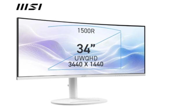 MSI Modern MD342CQPW: Monitor Ultrawide Lengkung dengan Fitur Lengkap untuk Kerja dan Gaming!