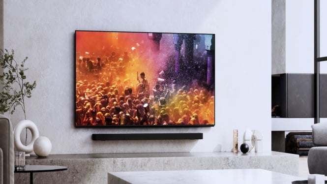 TV Sony Bravia XR-77A95L Kualitas 4K Jernih dengan Fitur Modern dan Futuristik