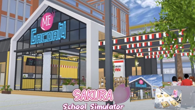 Panduan Berkunjung ke Gacoan di Sakura School Simulator Lengkap Dengan ID Propsnya