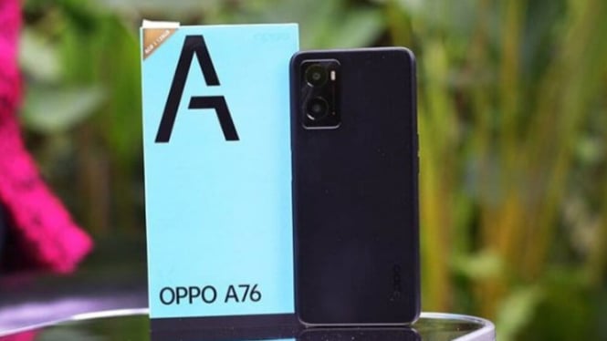 OPPO A76 Turun harga, Kini Cuma Rp 1 Jutaan! Desain Elegan, Baterai Awet, dan Layar 90Hz!