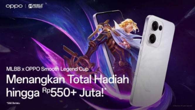 Oppo Smooth Legend Cup 2025: Hadiah Rp 550 Juta dan Oppo Reno 13 Gratis!