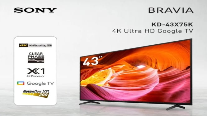 Sony Bravia X75K (43 inci)