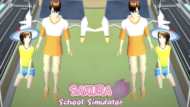 Panduan Cara Terbang Tinggi Ke Langit Tanpa Jetpack di Sakura School Simulator