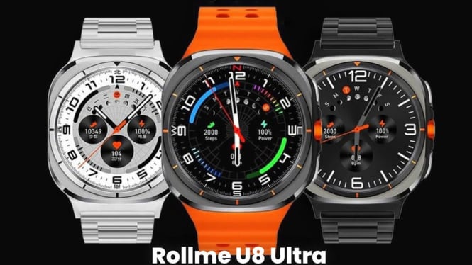 Bisa Telepon dan Navigasi Langsung dari Jam Tangan? Rollme U8 Ultra Hadir dengan Kamera Tersembunyi,