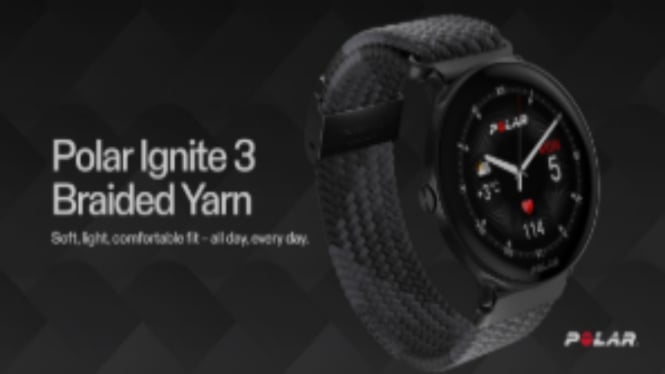 Polar Ignite 3 Braided Yarn: Smartwatch Stylish dengan Gelang Anyaman Nyaman