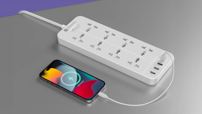 Portronics Luncurkan Papan Ekstensi Power Plate 23 & 22