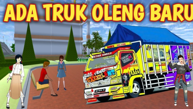 ID Truck Oleng di Sakura School Simulator: Bikin Game Makin Seru dengan Truk Unik!