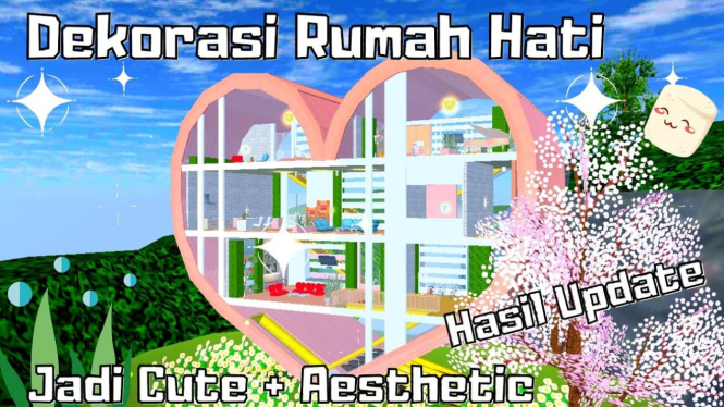 Bikin Baper! Dekorasi Rumah Hati di Sakura School Simulator, Wajib Dicoba!