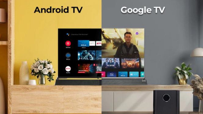 Biar Nggak Salah Beli! Ini 8 Perbedaan Utama Smart TV dan Android TV yang Perlu Kamu Ketahui!
