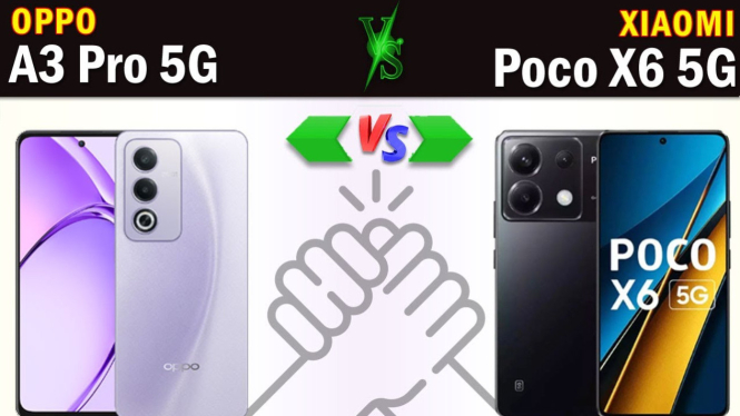 Perbandingan Oppo A3 Pro dan POCO X6 5G: Pilihan HP Rp 3 Jutaan Terbaik!